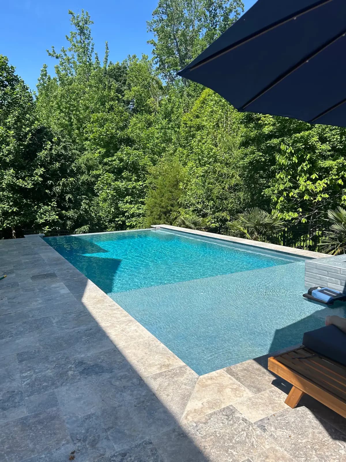 Infinity edge pool in Davidson, NC, view 4